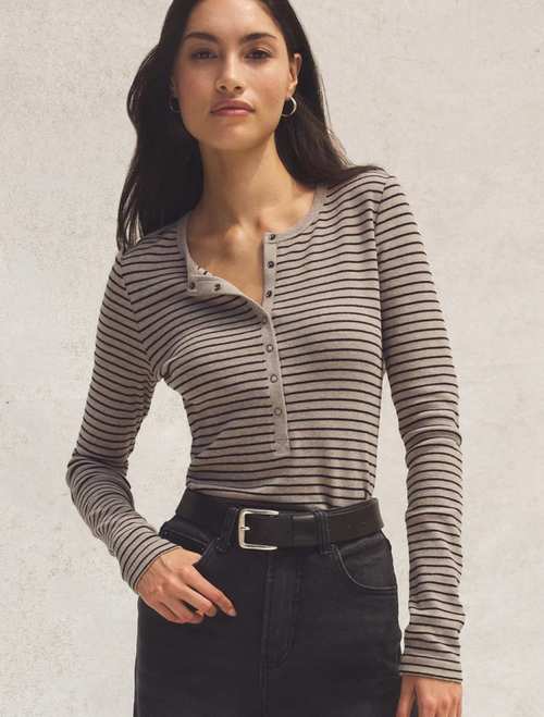 Z Supply Stella Stripe Henley
