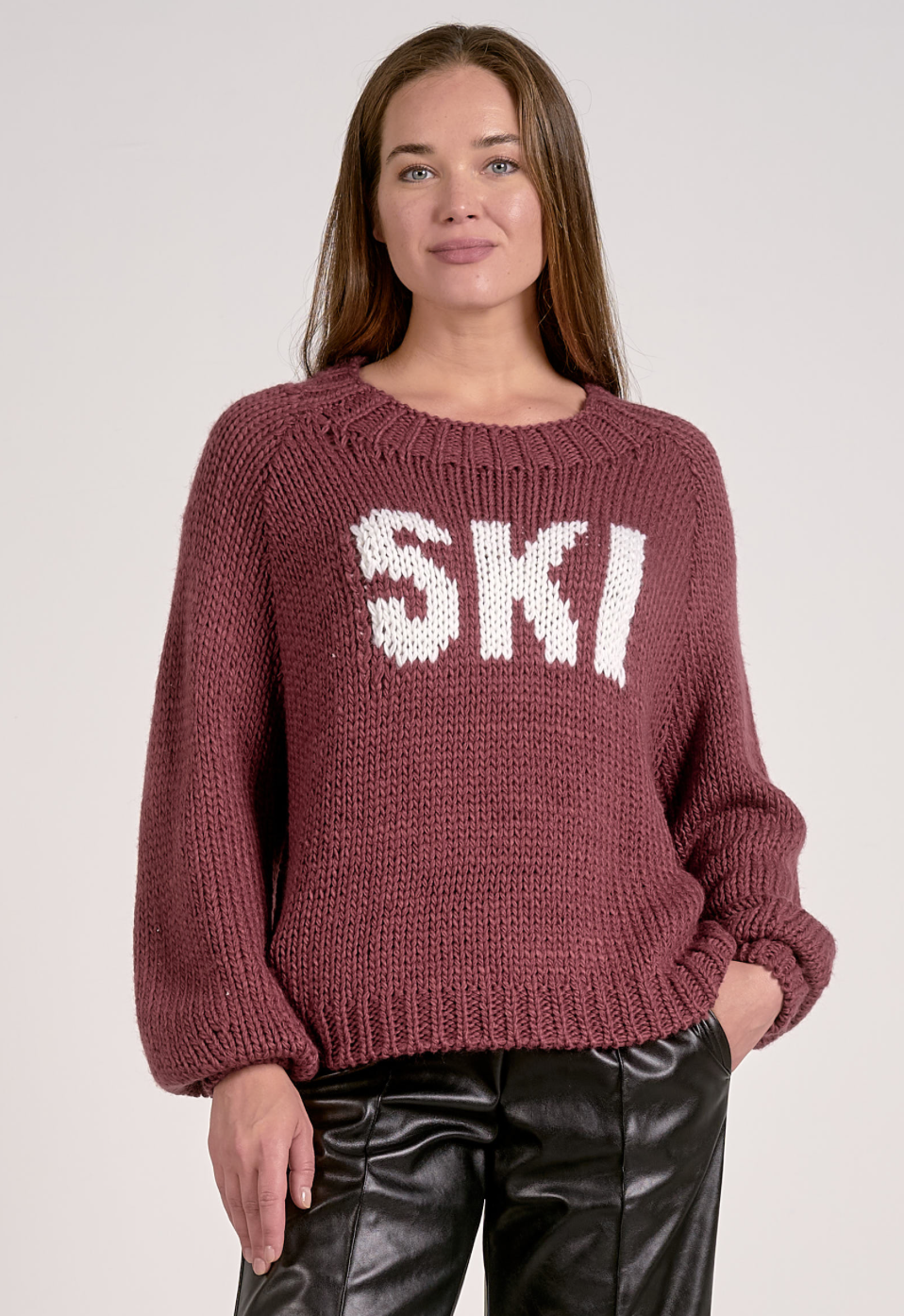 ELN Ski Sweater - Wine