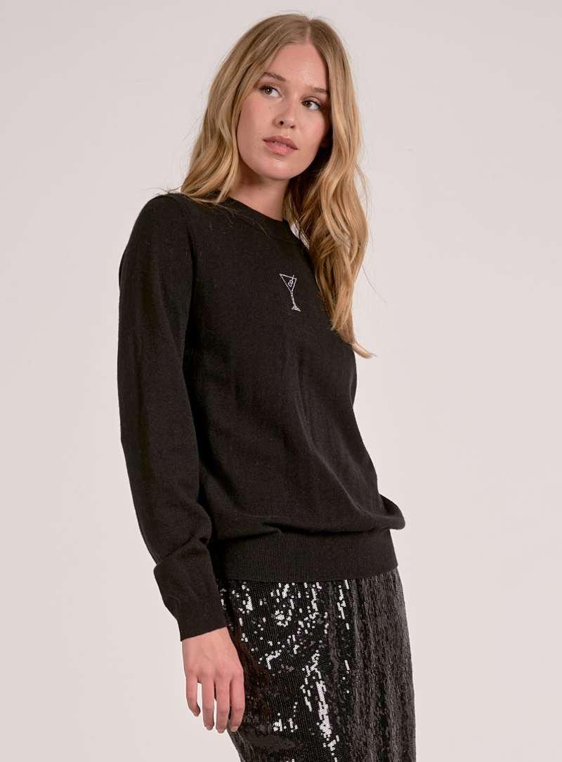 Elan Martini Sweater - Black