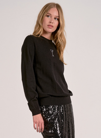 Elan Martini Sweater - Black