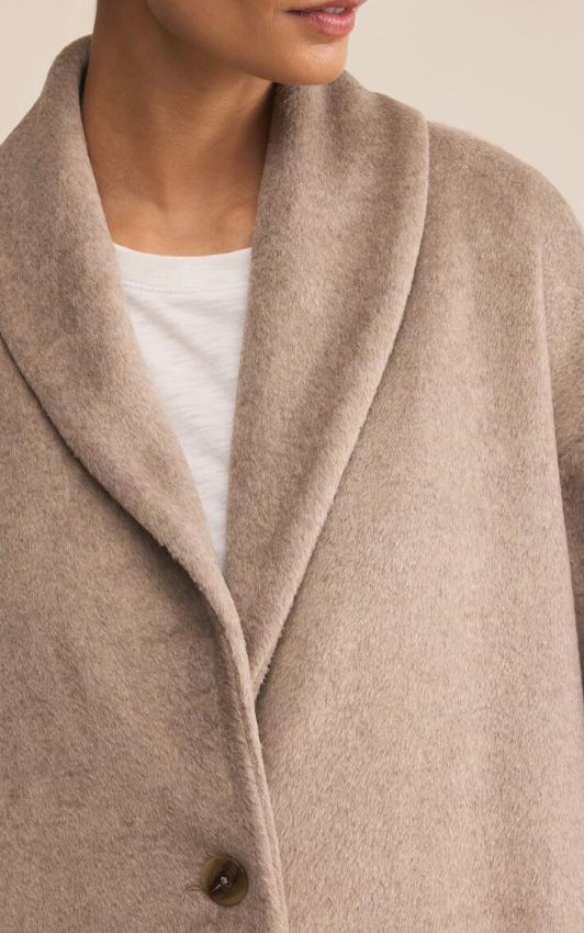 Z Supply Lennon Heathered Coat