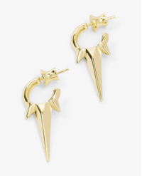 Gabriella Smooth Triple Spike Earrings