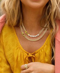 Pavé Julian Cuban Chain Necklace