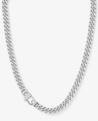 Pavé Julian Cuban Chain Necklace