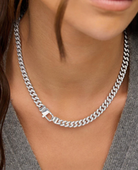 Pavé Julian Cuban Chain Necklace