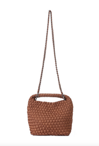 Shelly Woven Bucket Bag