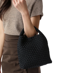 Shelly Woven Bucket Bag