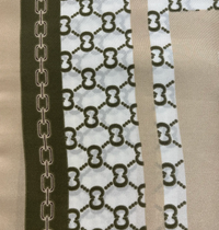 Chain Printed Silk Scarf