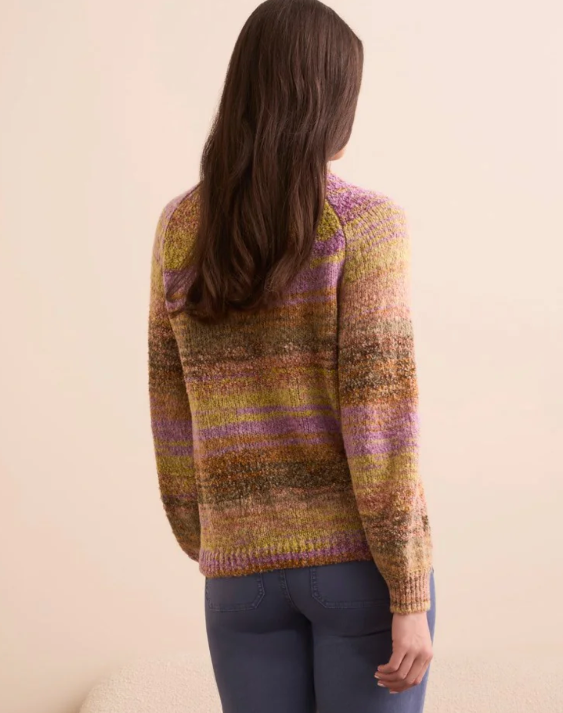 Tribal Multi Mock Neck Sweater