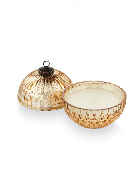 Winter White Mercury Ornament Candle