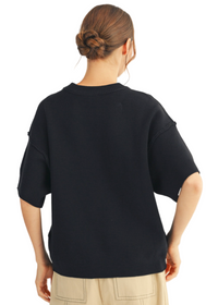 Oversized Short Sleeve Sweater