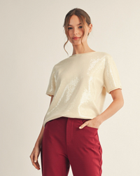 All over Mini Sequin Top