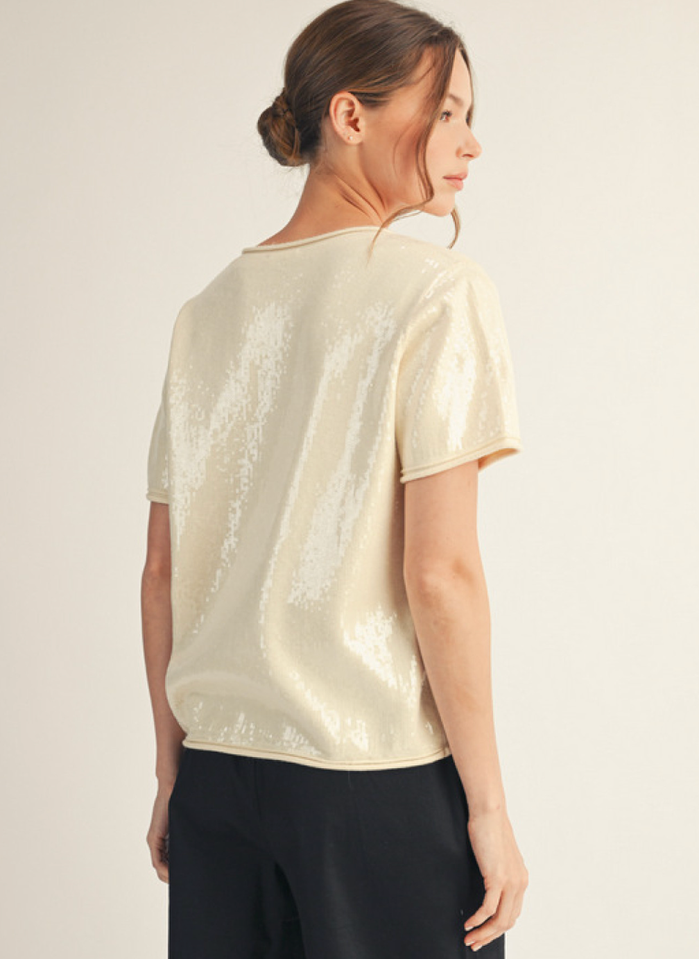 All over Mini Sequin Top