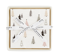 Ceramic Napkin Tray + Napkins