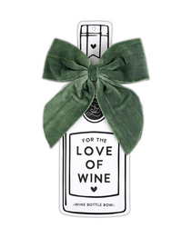 Velvet Wine Bottle Bow