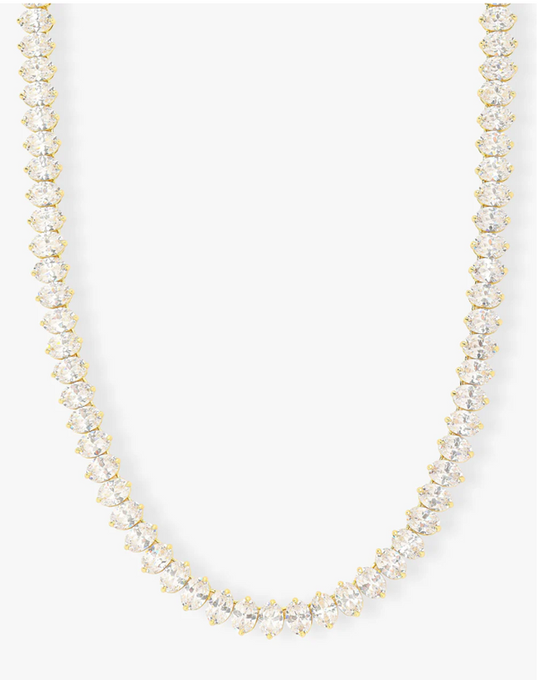Hello Gorgeous Tennis Necklace 16"