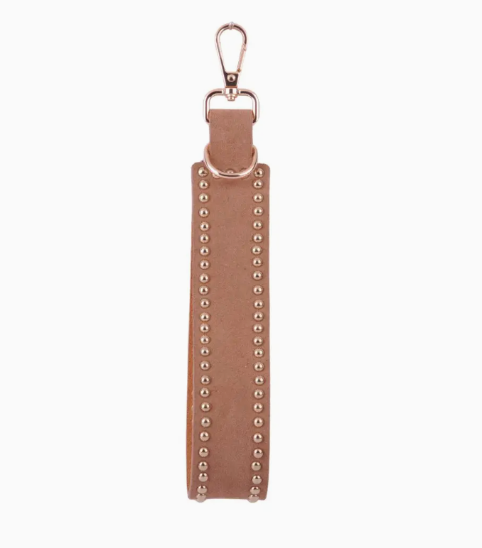 Studded Suede Hang-Off-Key Holder