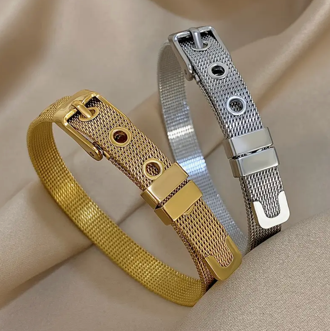 Mesh Buckle Style Bracelet