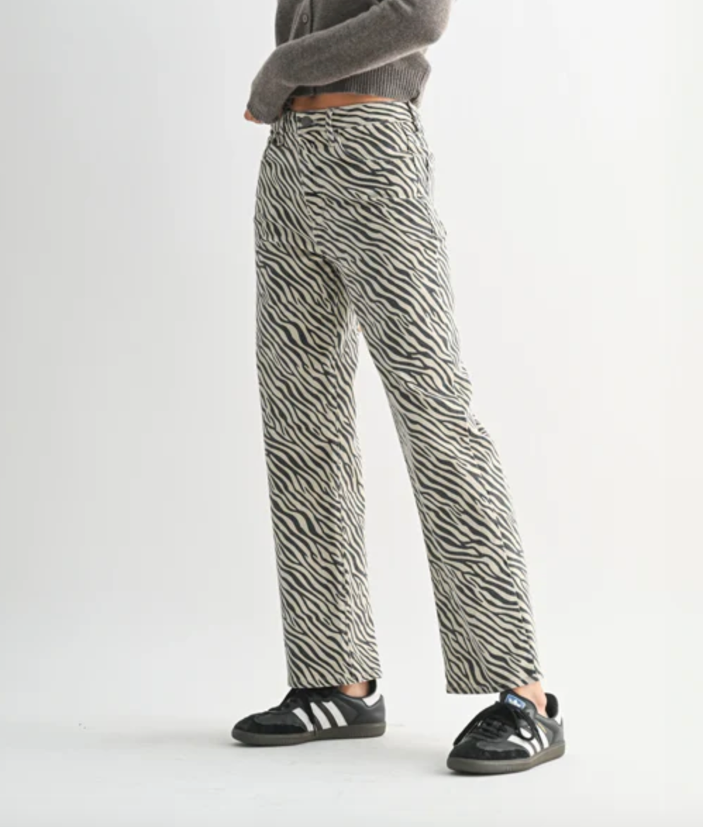 JBD Zebra Print Jeans