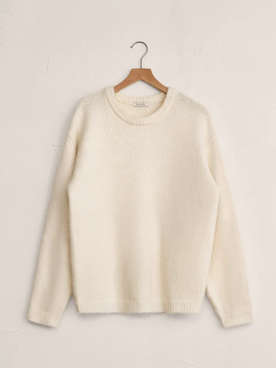 Snowed in Sweater-Ivory