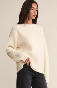 Snowed in Sweater-Ivory