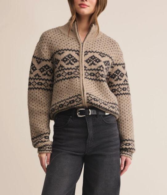 Bismarck Zip Cardigan