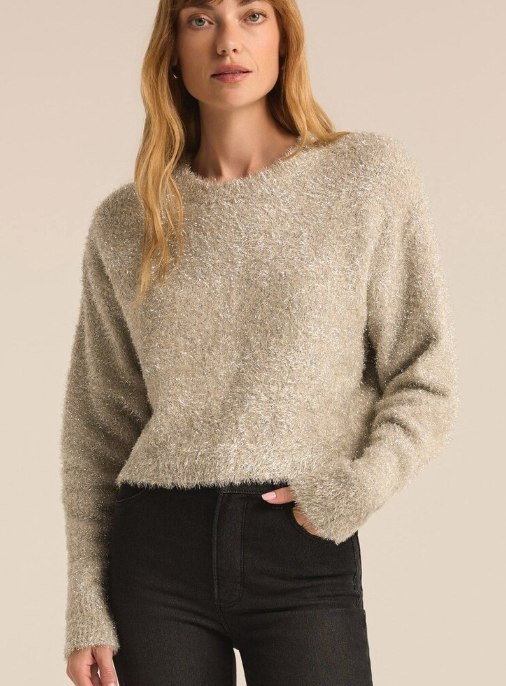 Tinseltown Sweater - Silver