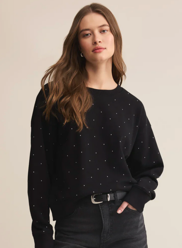 Sparkle Crew Neck Sweatshirt