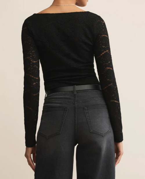 Nightfall Lace Bodysuit - Black