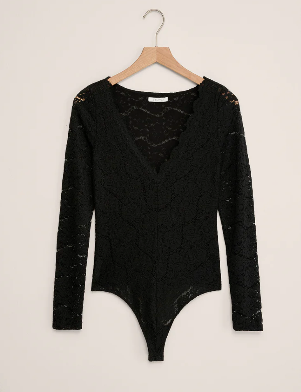 Nightfall Lace Bodysuit - Black