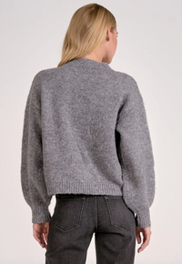 Elan Tie Front Cardigan -Grey