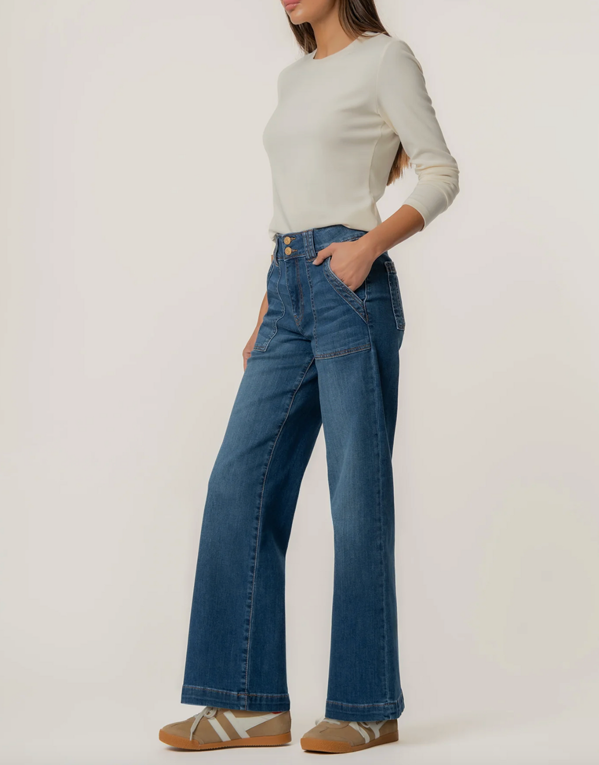 Jodi High Rise Straight Leg