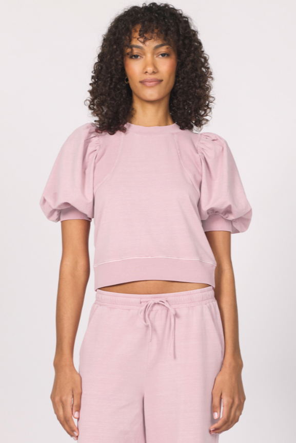Melina Puffy Sleeve Top -Lilac