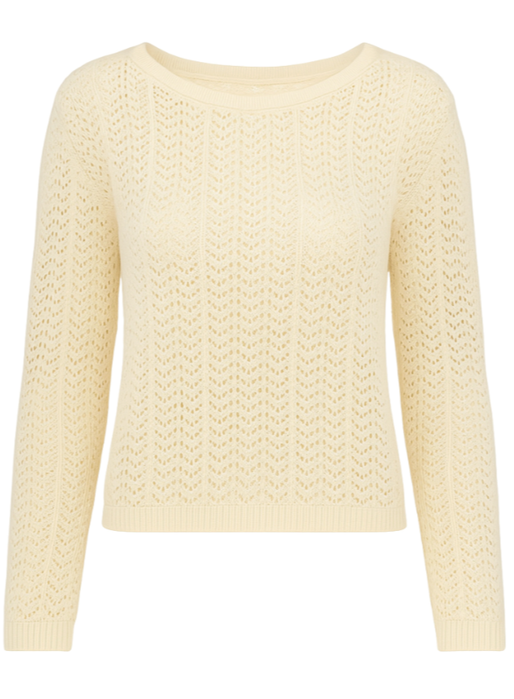 Lupe Pointelle Sweater
