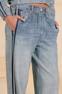 Elan Jeans Faux Track Pants