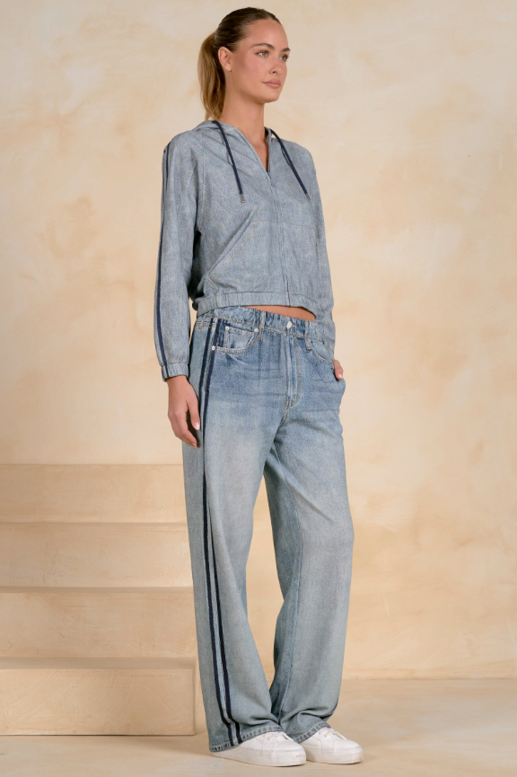 Elan Jeans Faux Track Pants