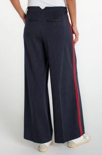Liverpool Pleated Trouser w/Side Stripe