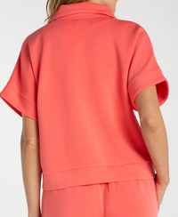 Liverpool Half Zip Popover Top