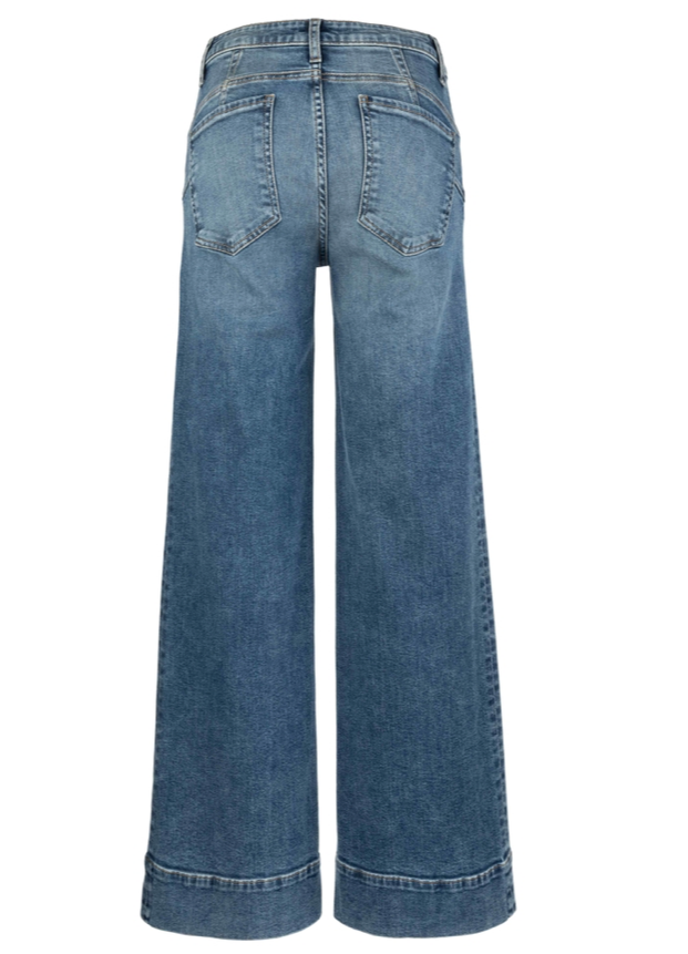 Kut Maya Back Dart Wide Hem Jean