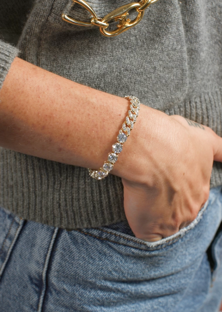 Pavé Julian Loves Diamonds Bracelet