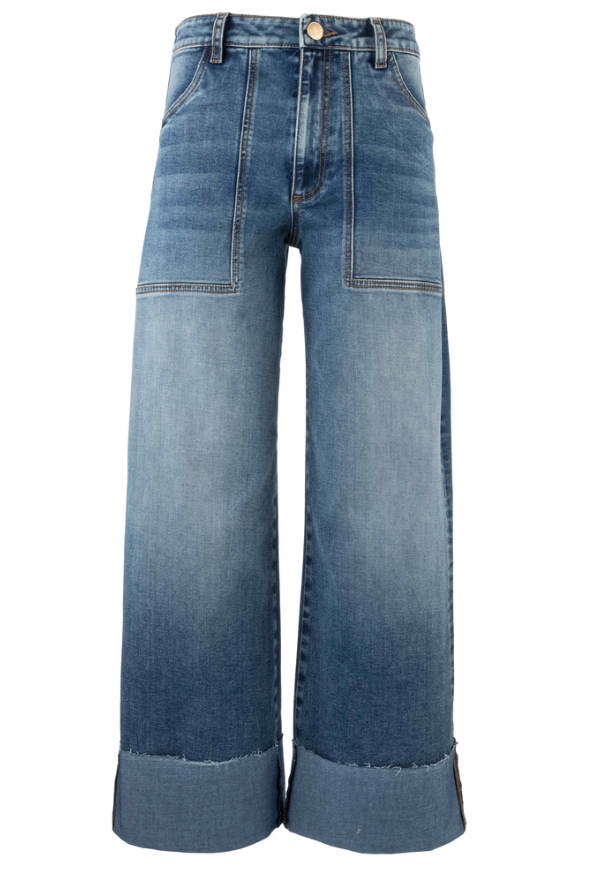 Kut Meg Cuffed Hem Jeans