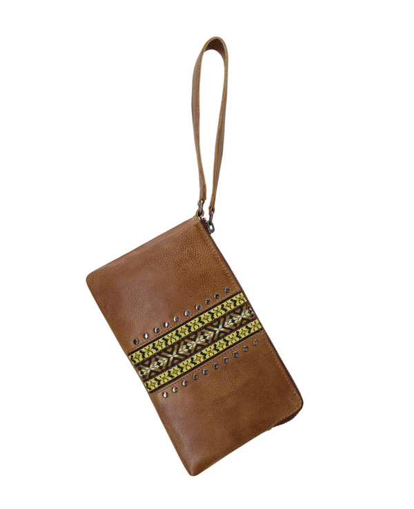 Latico Gibson Leather Wristlet