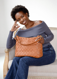 Winnie Woven Hobo Bag