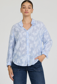 Dear John Adrianna  Burnout Button Down