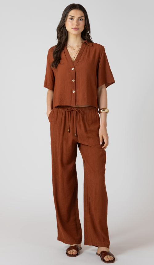 Dex Drawstring Wide Pant