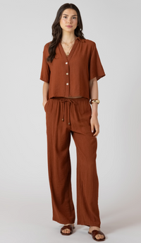 Dex Drawstring Wide Pant