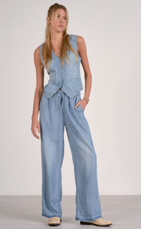Elan Chambray Vest