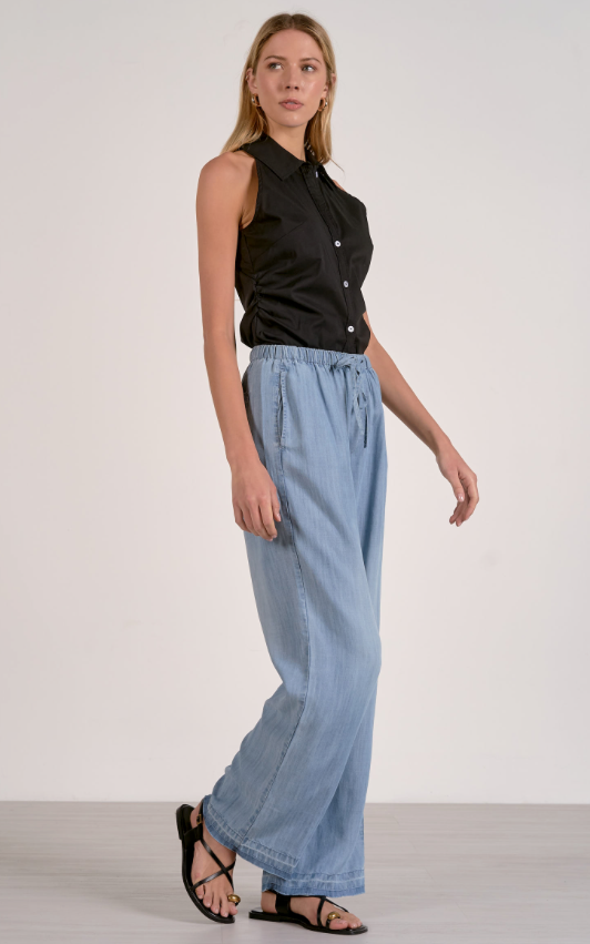 Elan Chambray Drawstring Pants