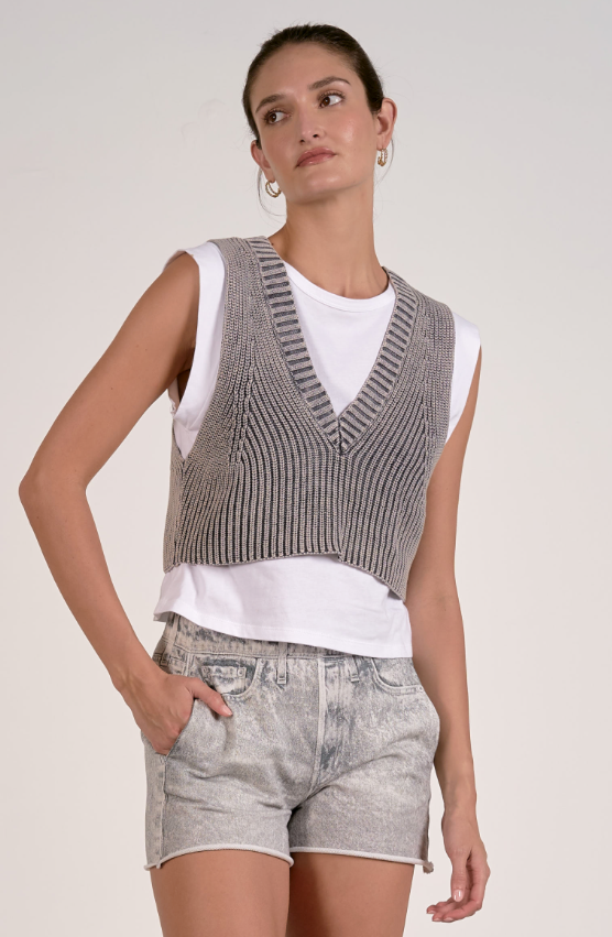 Elan Layered Sweater Tank