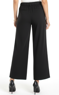 Liverpool Pleated Trouser-Black